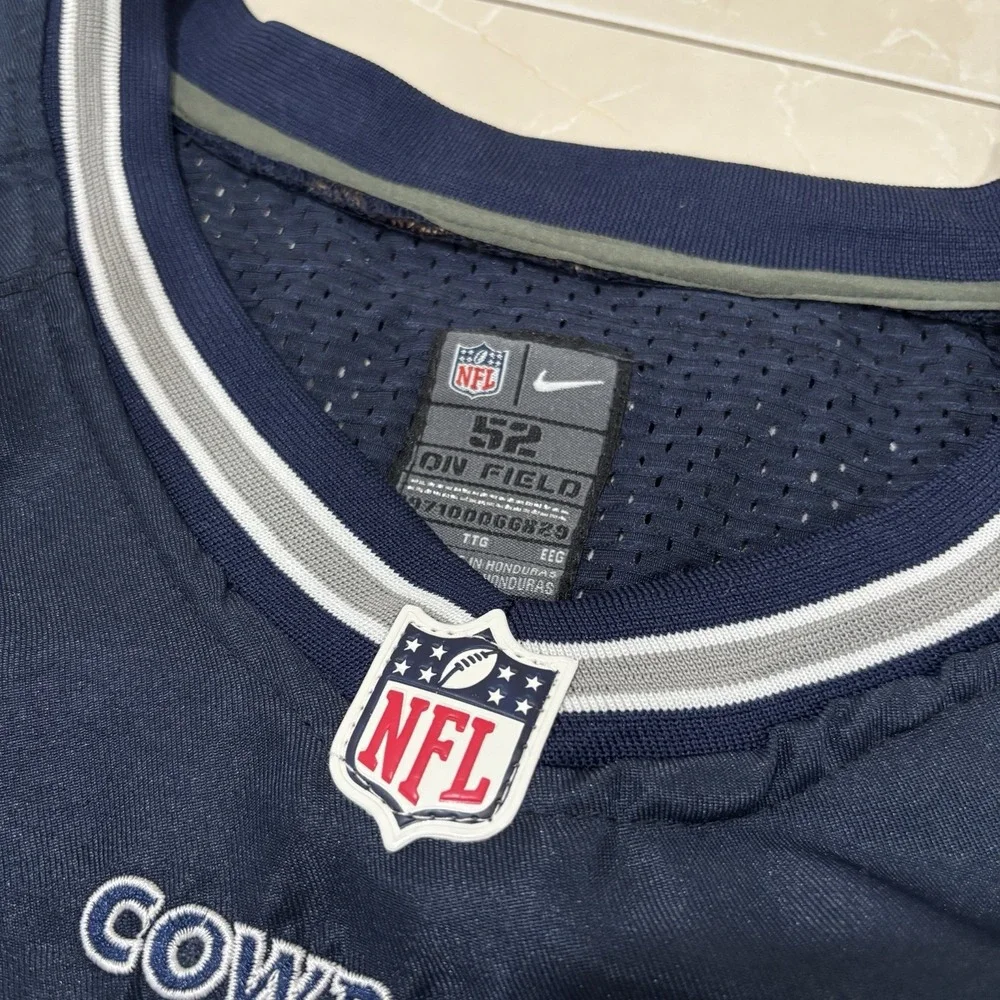 Cole Beasley Jersey Dallas Cowboys Stitched Mens 2XL 52 Blue Nike On Field Sewn